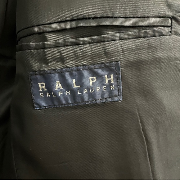 Ralph Lauren 100% Cashmere Jacket Blazer Coat Tux Navy Blue Men’s 44 L - Picture 11 of 12
